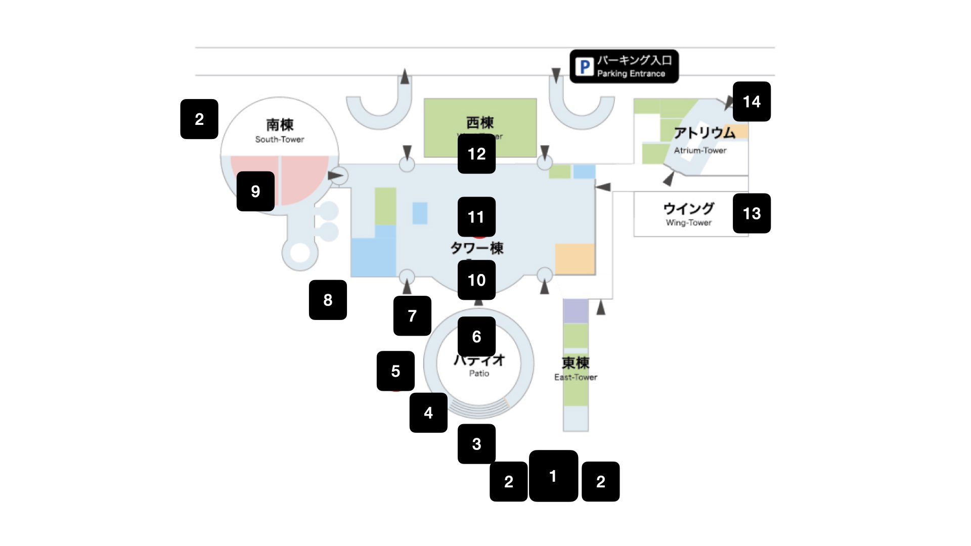 Shinjuku I-land : plan