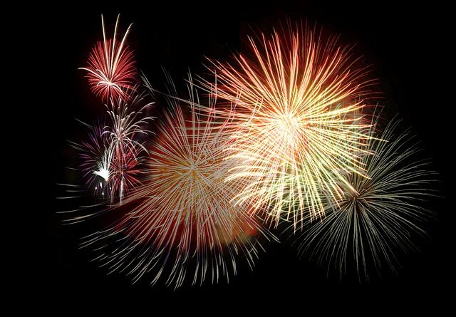 feu artifice japon
